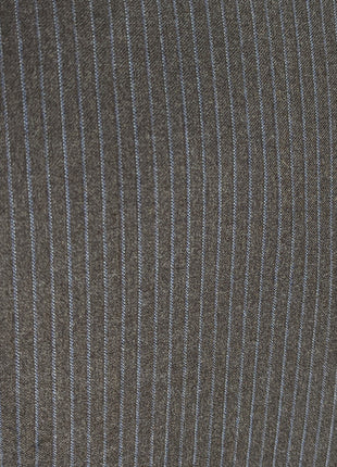 Canali Charcoal Pinstripe 100% Wool Suit 38R