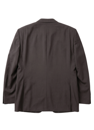 Canuti By Steven Land Mens Solid Brown Classic Fit Notch Lapel 2-Button Wool Suit
