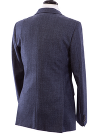 Thumbnail for John Varvatos BLEECKER Half-Canvassed Blue Two Button Wool Blend Blazer