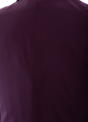 John Varvatos Half-Canvassed Burgundy Two Button 100% Wool Suit