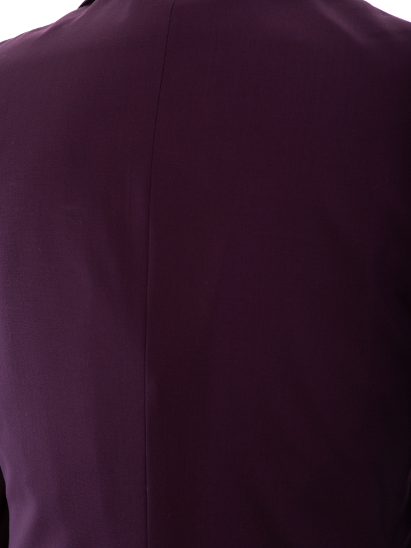 John Varvatos Half-Canvassed Burgundy Two Button 100% Wool Suit