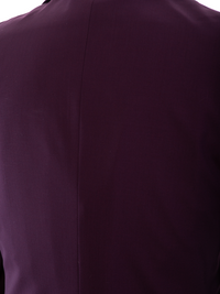 Thumbnail for John Varvatos Half-Canvassed Burgundy Two Button 100% Wool Suit