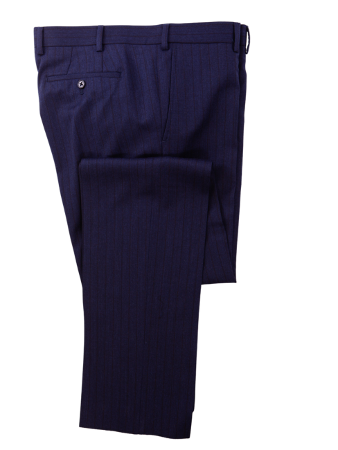 John Varvatos Half-Canvassed Navy Two Button Wool Blend Suit
