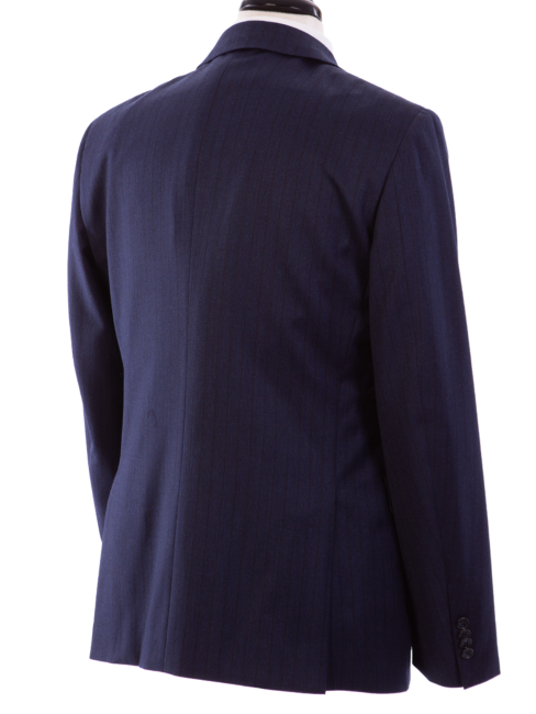 John Varvatos Half-Canvassed Navy Two Button Wool Blend Suit