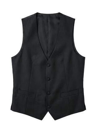 Corneliani Mens Solid Black Fully-Canvassed Shawl Lapel Classic Fit 3-Piece Wool Silk Tuxedo - 36S