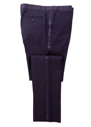 John Varvatos Bleecker Half-Canvassed Mens Navy Tuxedo