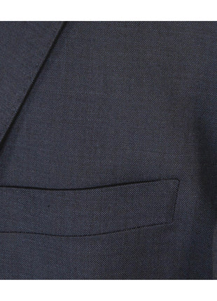 Bresciani Mens 46L Drop 6 Navy Pindot Super 150s Wool Classic Fit 3 Piece Suit
