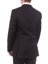 Thumbnail for Canali Mens Black 36R Drop 6 100% Wool 2 Piece Suit