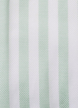 Steven Land Elite Men's Mint Green Stripe French Cuff Cotton Dress Shirt