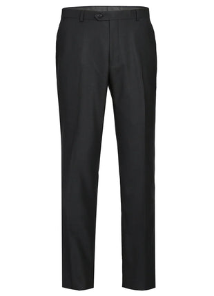 Men's Regular Fit Flat Front Wool Suit Pant