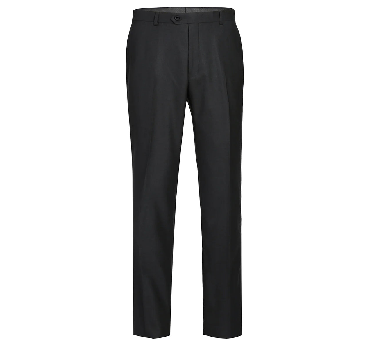 Men's Regular Fit Flat Front Wool Suit Pant