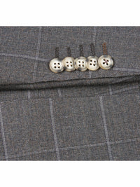 Thumbnail for English Laundry Slim Fit Two Button Brown Wool Notch Lapel Suit