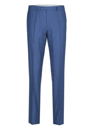 Men's Slim Fit 2-Piece Single Breasted Check Dress Suit