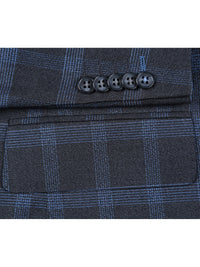 Thumbnail for English Laundry Slim Fit Check Notch Suit