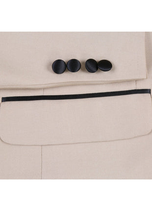 Men's Slim Fit 2-Piece Shawl Lapel Tuxedo Suit