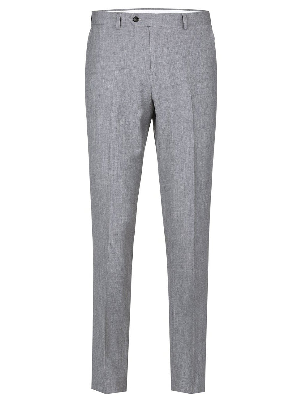 Men's Regular Fit Flat Front Wool Suit Pant