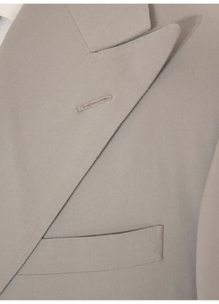 Ralph Lauren Purple Label Mens 40L Gray 100% Wool Double Breasted 2 Piece Suit