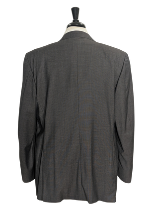 Canali Brown Nailhead 100% Wool 2 Button Suit 48L
