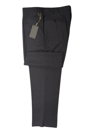 Canali Brown Nailhead 100% Wool 2 Button Suit 48L