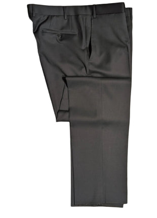 Canali Men's Solid Navy 100% Wool Suit 46R