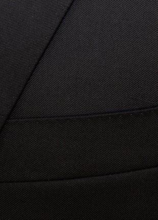 Canali 1934 Mens Solid Black 38R Modern Fit Drop 6 100% Wool 2 Piece Suit