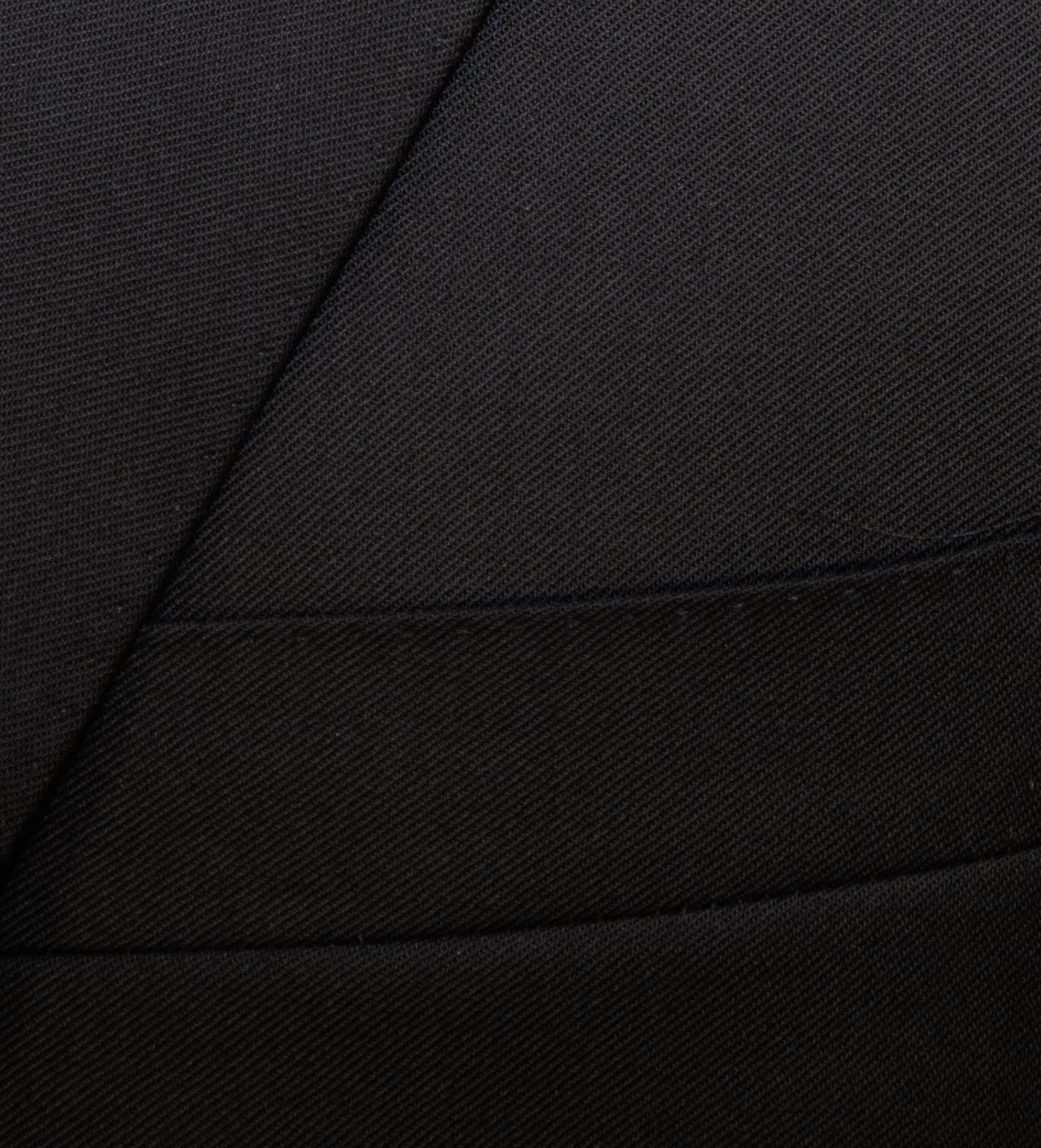 Canali 1934 Mens Solid Black 38R Modern Fit Drop 6 100% Wool 2 Piece Suit