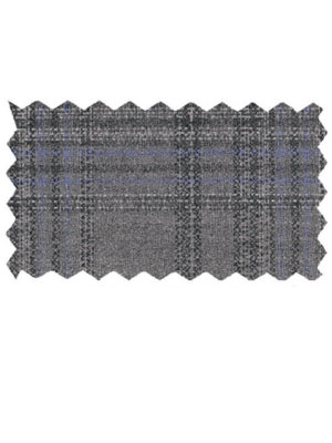 Giorgio Fiorelli Mens Light Gray Plaid 2 Button 2 Piece Suit