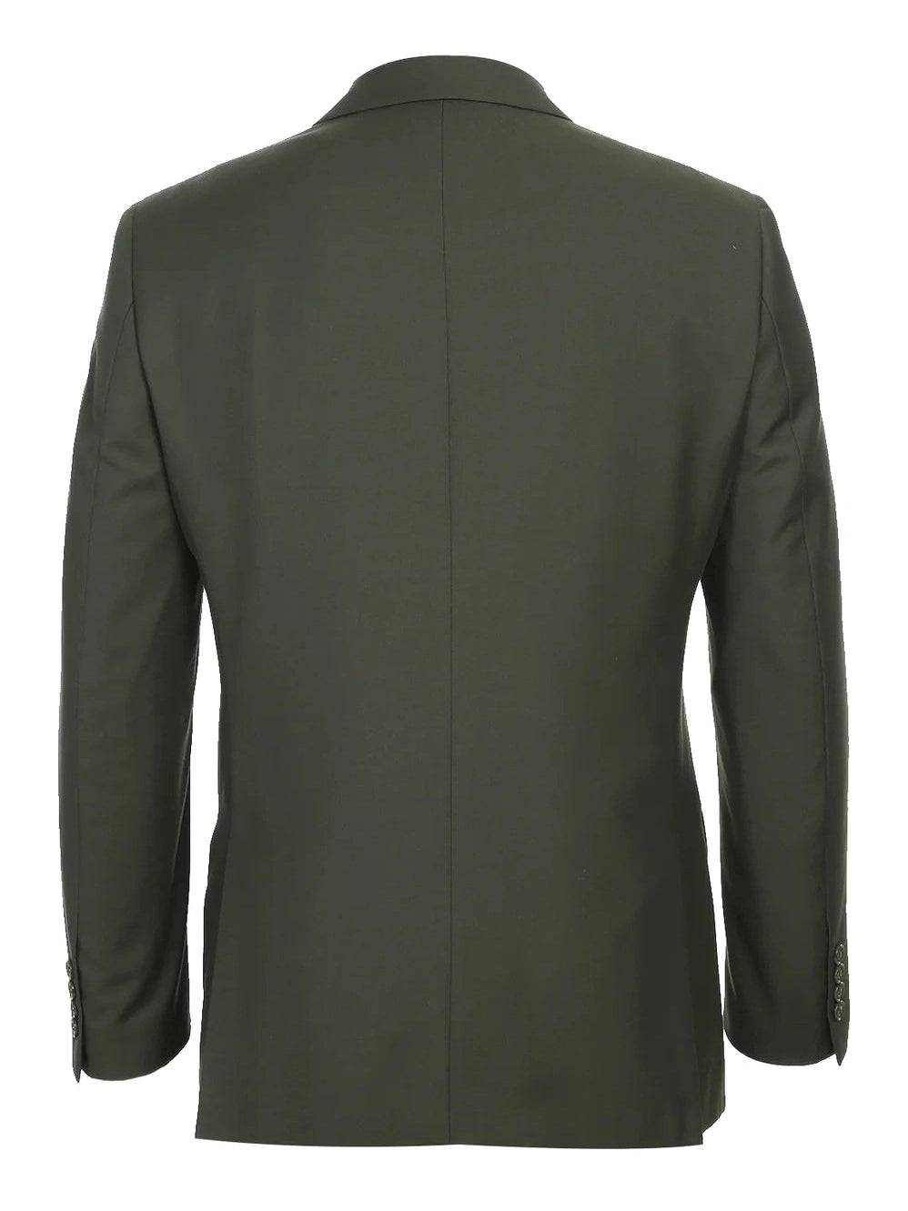 Traje formal de 2 piezas con dos botones, corte entallado, color verde oliva Raphael para hombre