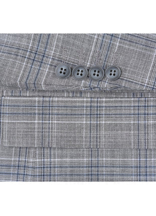 Men's Classic Fit Checked Suits