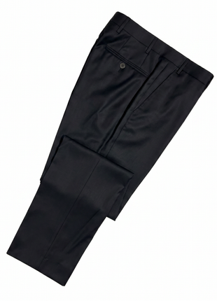 Corneliani Mens Solid Black Fully-Canvassed Shawl Lapel Slim Fit 3-Piece Wool Tuxedo - 38R