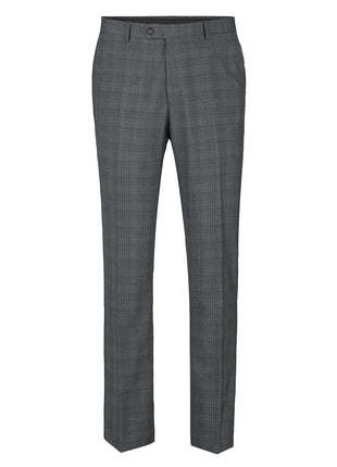 Men's 3-Piece Classic Fit Single Breasted Windowpane Suit