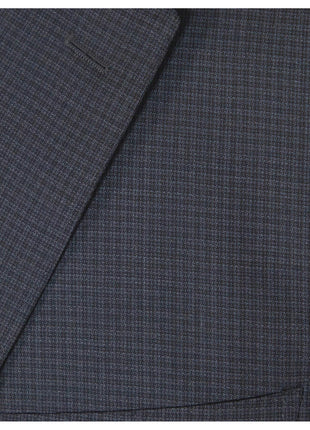 Canali 1934 Mens 48R Drop 7 Charcoal Grey Check 3 Piece Suit