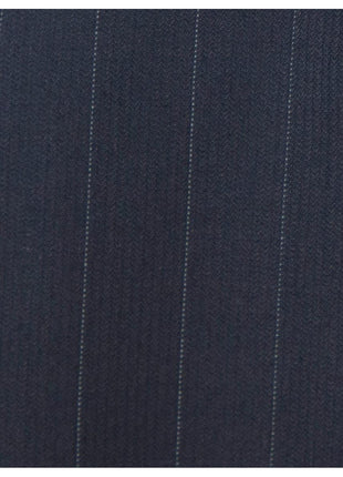Armani Collezioni Men's 42L Black Pinstripe 100% Wool Slim Fit 2 Piece Suit