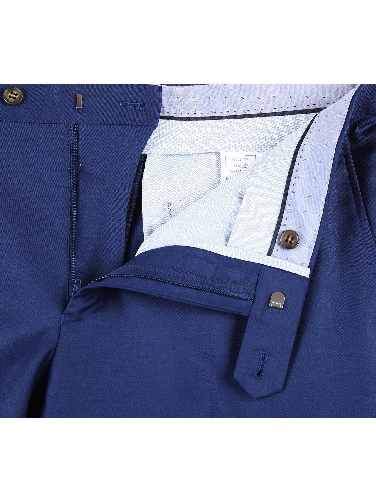 Men's Blue Half-Canvas Suit