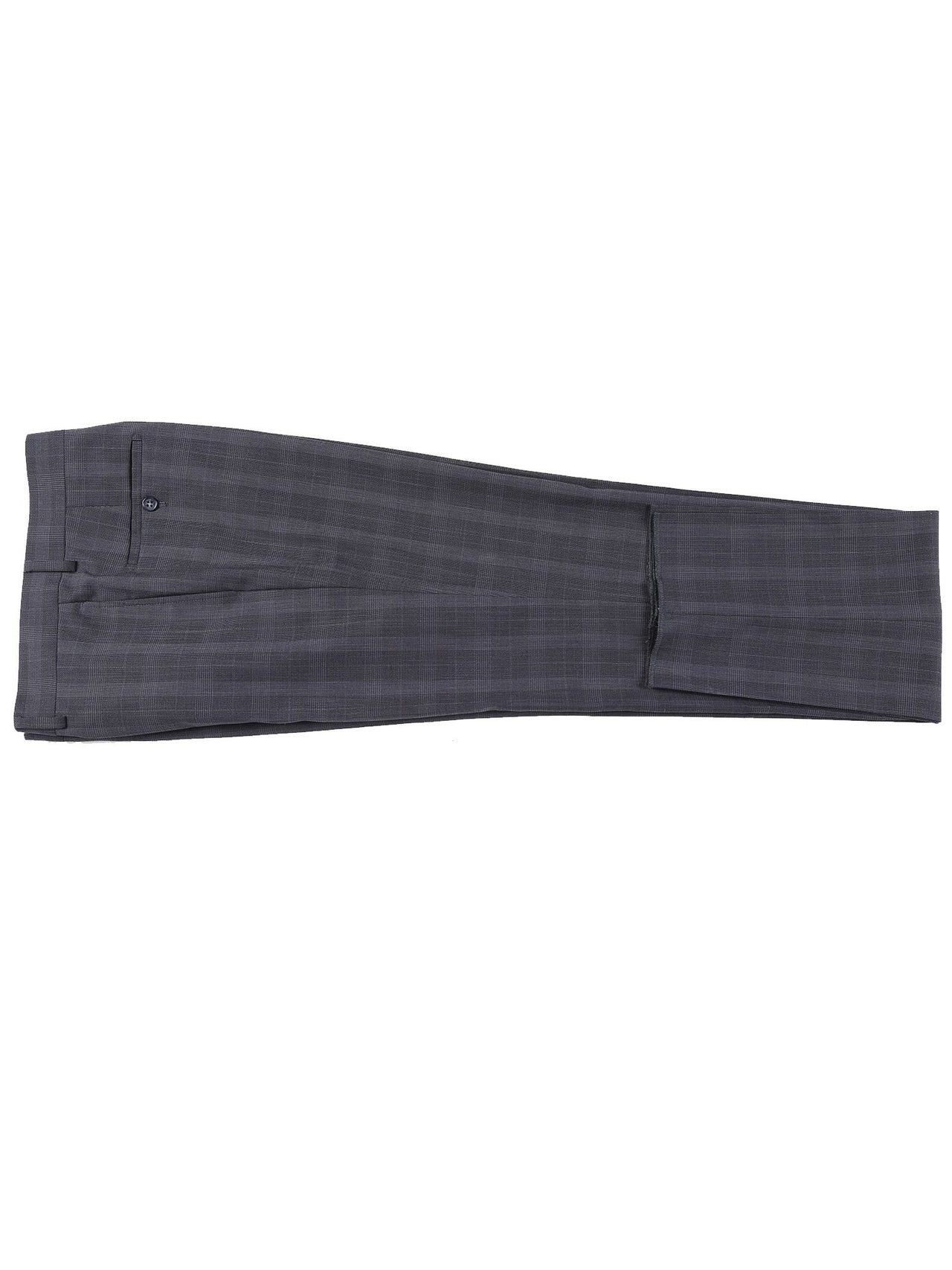 English Laundry Single Breasted Two Button Checked Notch Lapel Suit