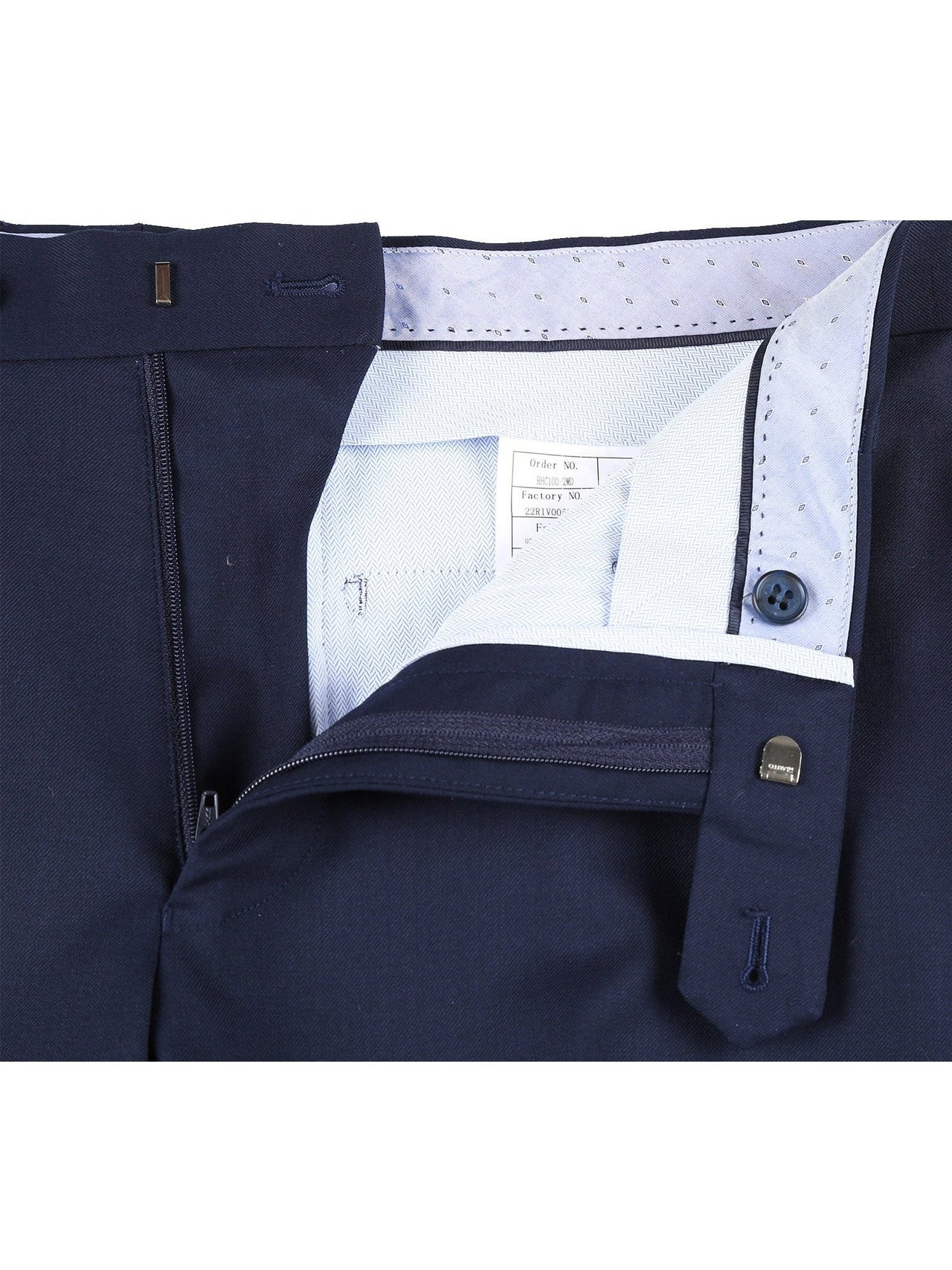 Men's Navy Half-Canvas Suit