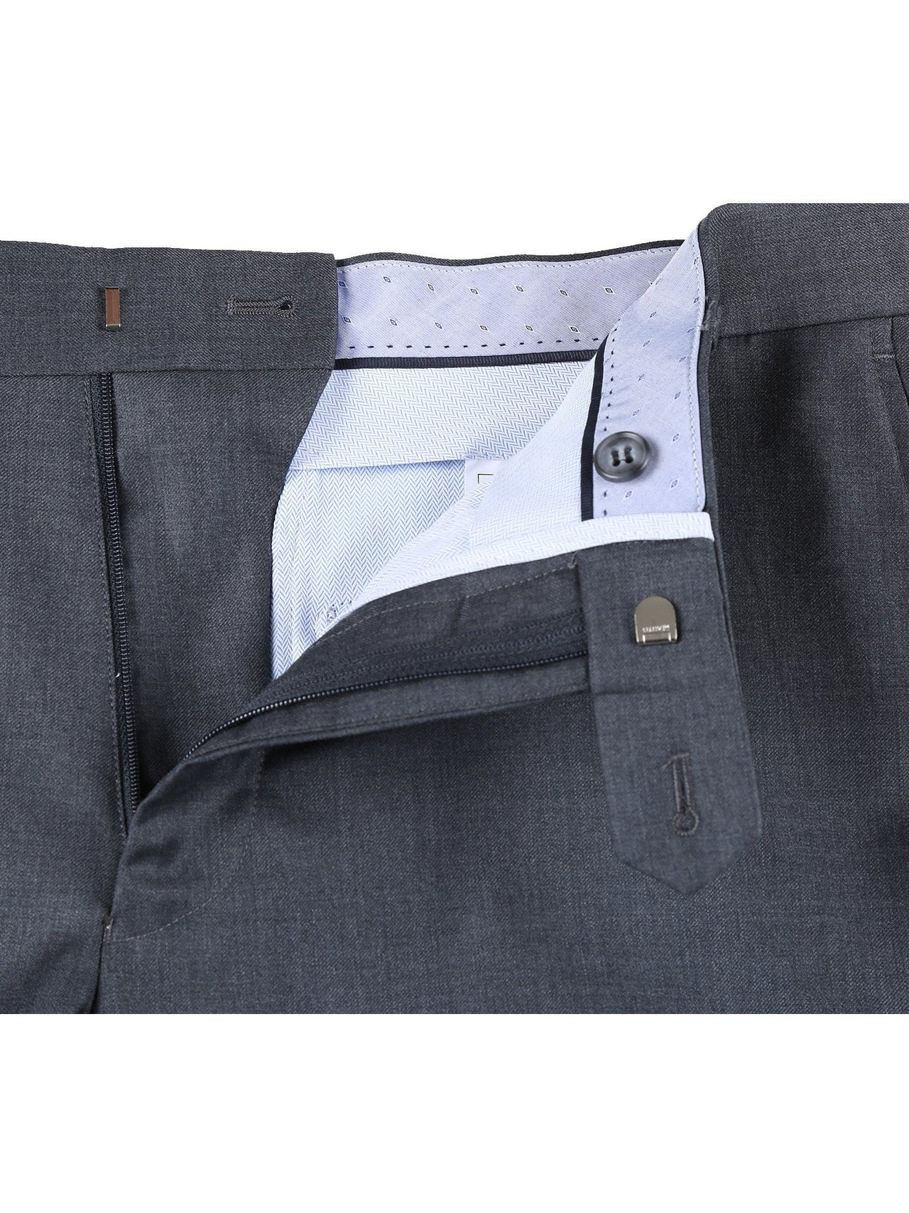 Men's Gray Half-Canvas Suit