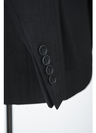 Canali 1934 Mens Gray Striped 44R Drop 6 Wool 2 Piece Suit