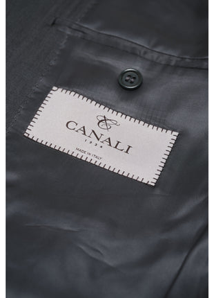 Canali 1934 Mens Gray Striped 44R Drop 6 Wool 2 Piece Suit