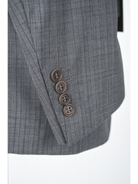 Thumbnail for Canali 1934 Mens Gray Striped 44R Drop 7 100% Wool 2 Button 2 Piece Suit