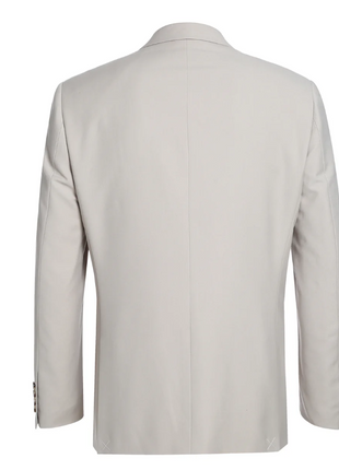 Raphael Solid Beige Notch Lapel Slim Fit Two Button Suit