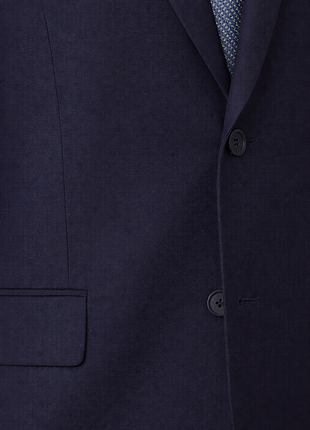 Raphael Classic Fit Solid Navy Blue Two Button Wool-touch Suit - The Suit Depot