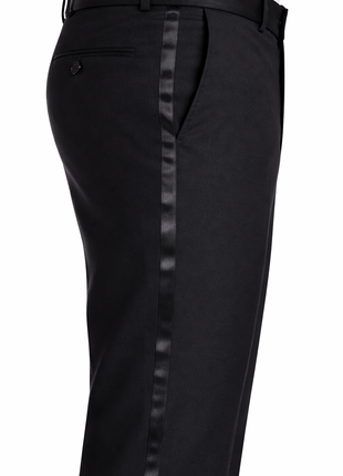 Blujacket Mens Black Shawl Lapel Zignone Wool Slim Fit Tuxedo - The Suit Depot
