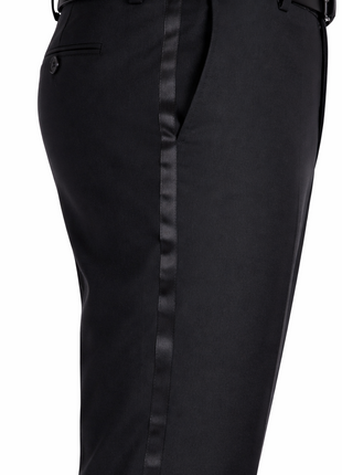 Blujacket Mens Black Peak Lapel Zignone Wool Slim Fit Tuxedo - The Suit Depot