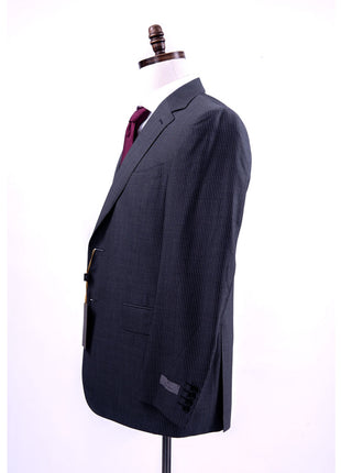 Canali 1934 Mens Gray Pinstriped 42R Drop 6 100% Wool 2 Button Suit