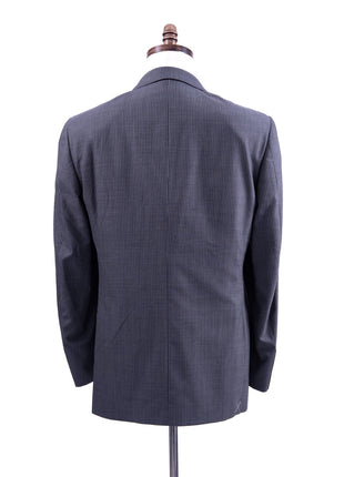 Canali 1934 Mens Gray Pinstriped 42R Drop 6 100% Wool 2 Button Suit
