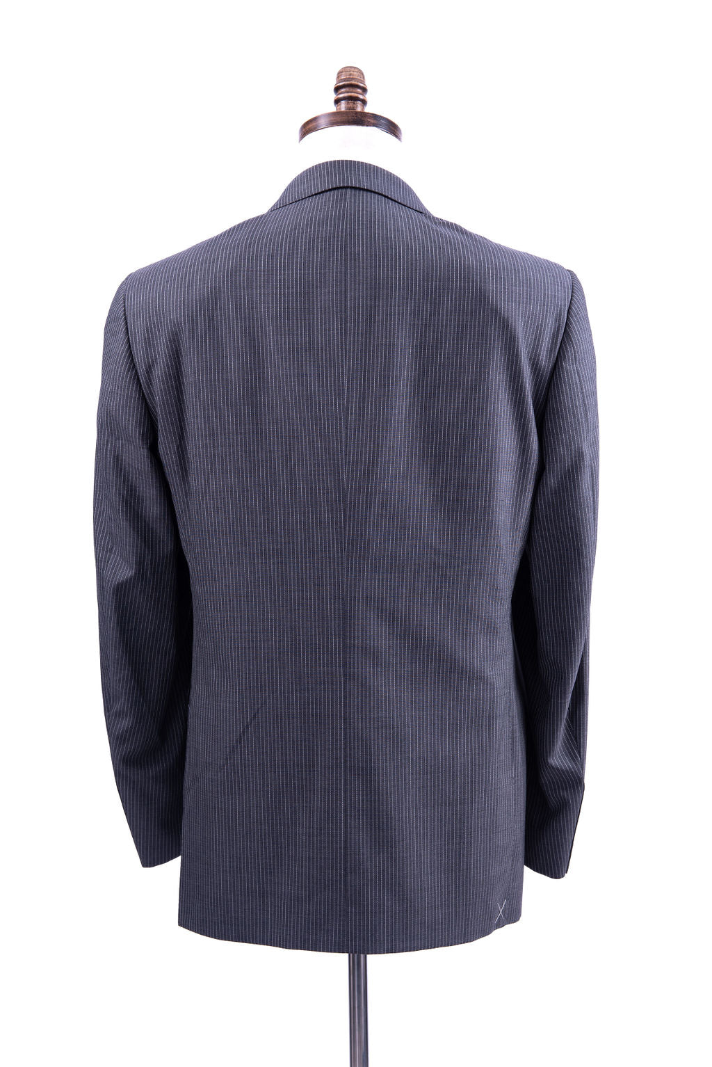 Canali 1934 Mens Gray Pinstriped 42R Drop 6 100% Wool 2 Button 2 Piece Suit