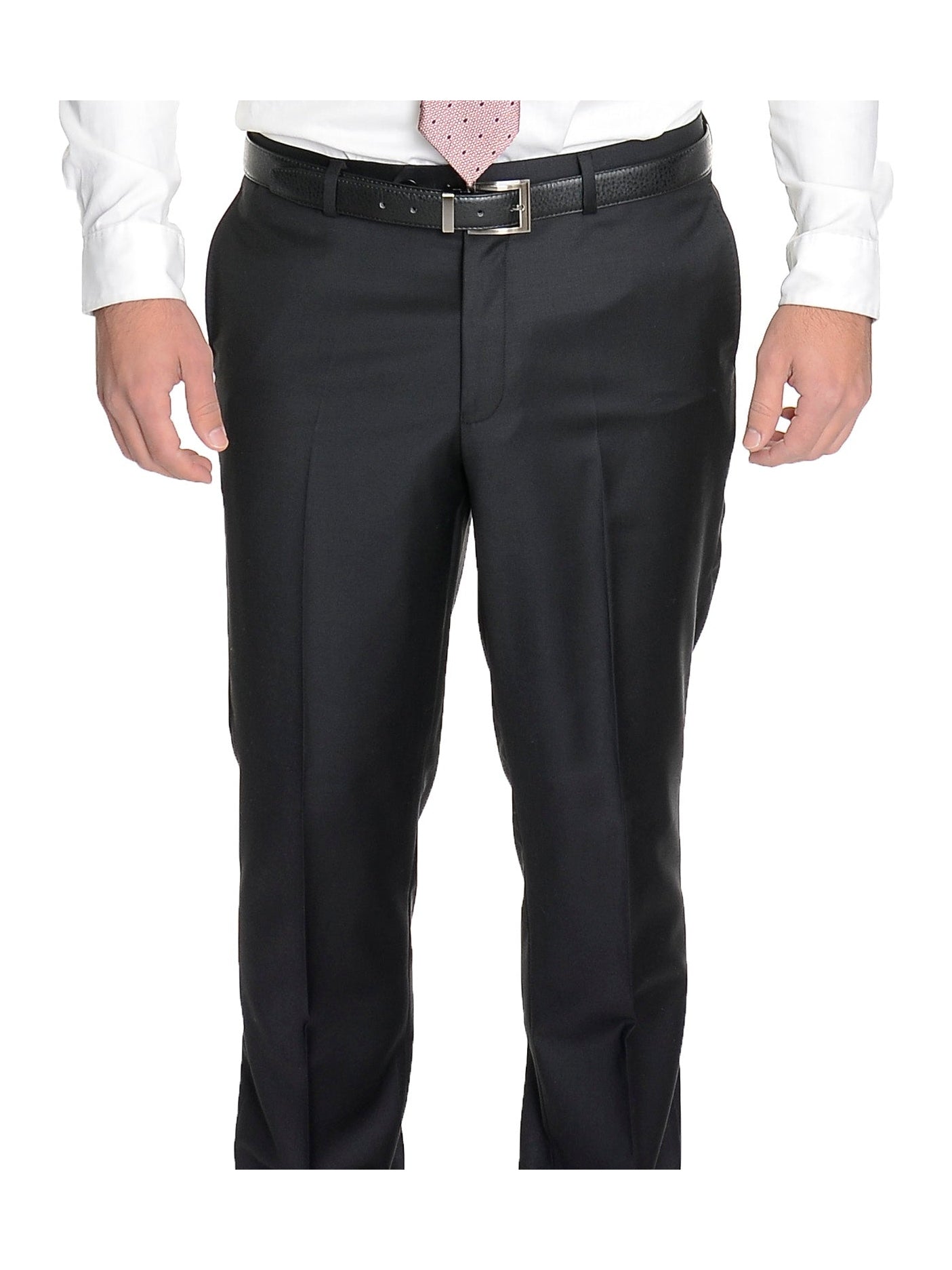Label E Mens Black Classic Fit 100% Super 150s Wool 2 Piece Suit The Suit Depot Label E Mens Black Classic Fit 100% Super 150s Wool 2 Piece Suit The Suit Depot