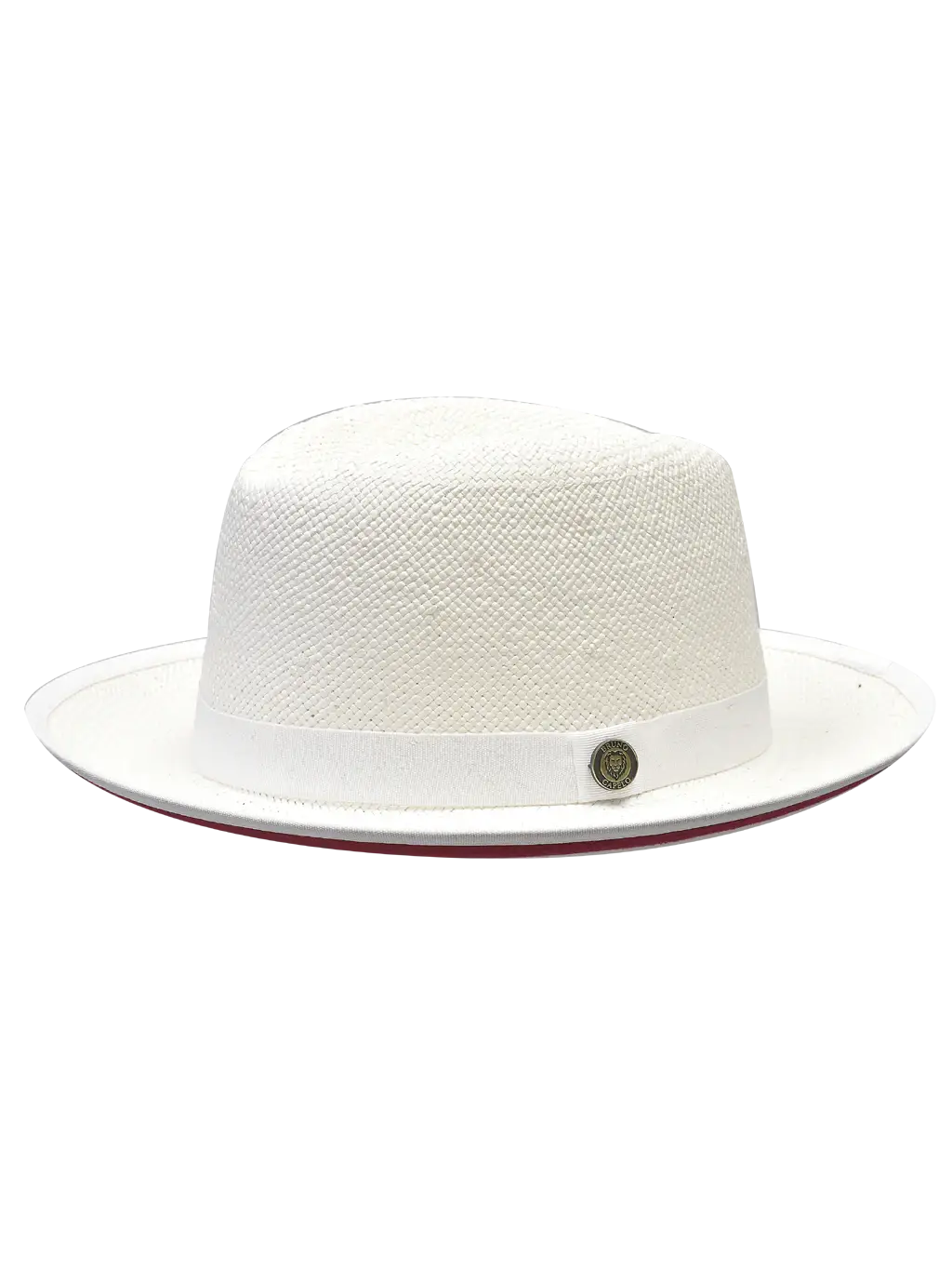 Mens The Empire White Straw Hat