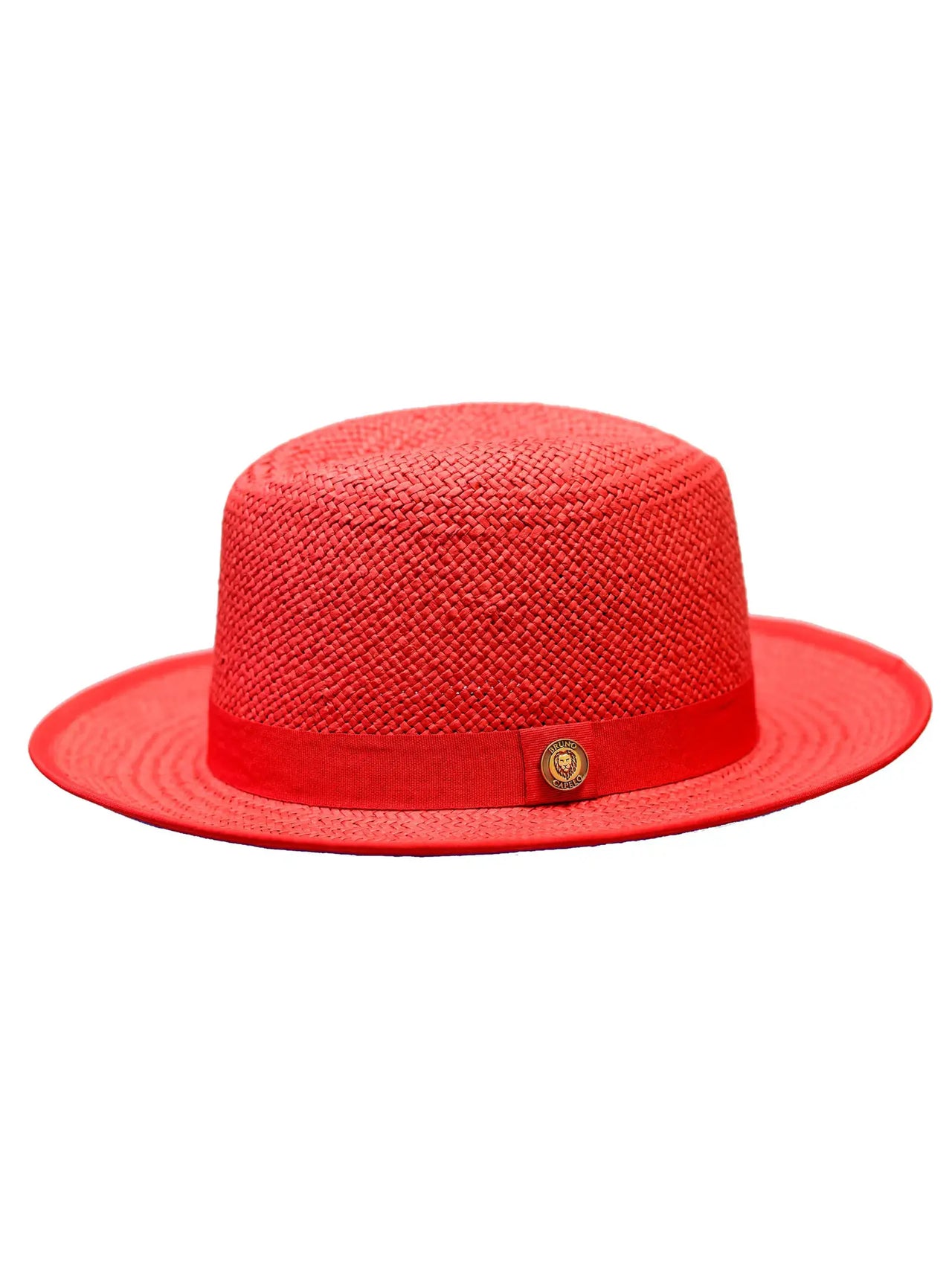 Mens The Empire Red Straw Hat